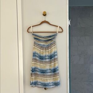 Striped Multicolor Women's Casual Summer Dress